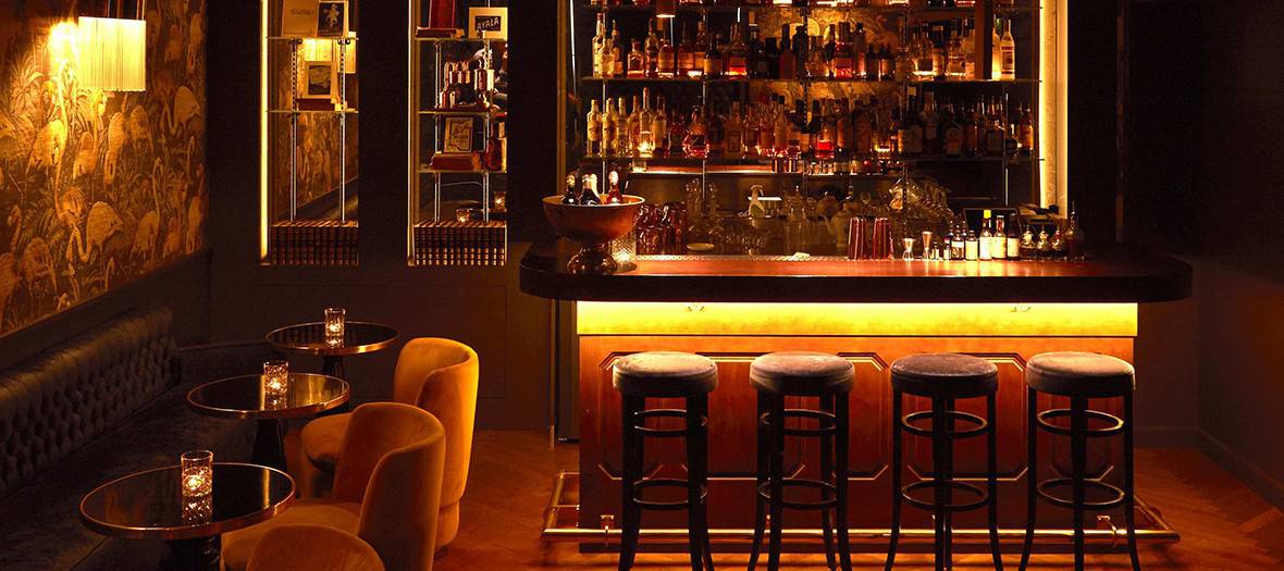 Inside Le Fitzgerald Speakeasy Bar in Paris