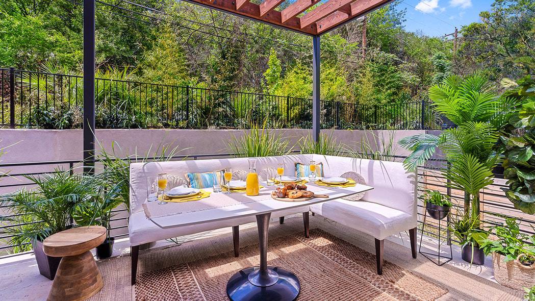 Patio of the Austin Dream House