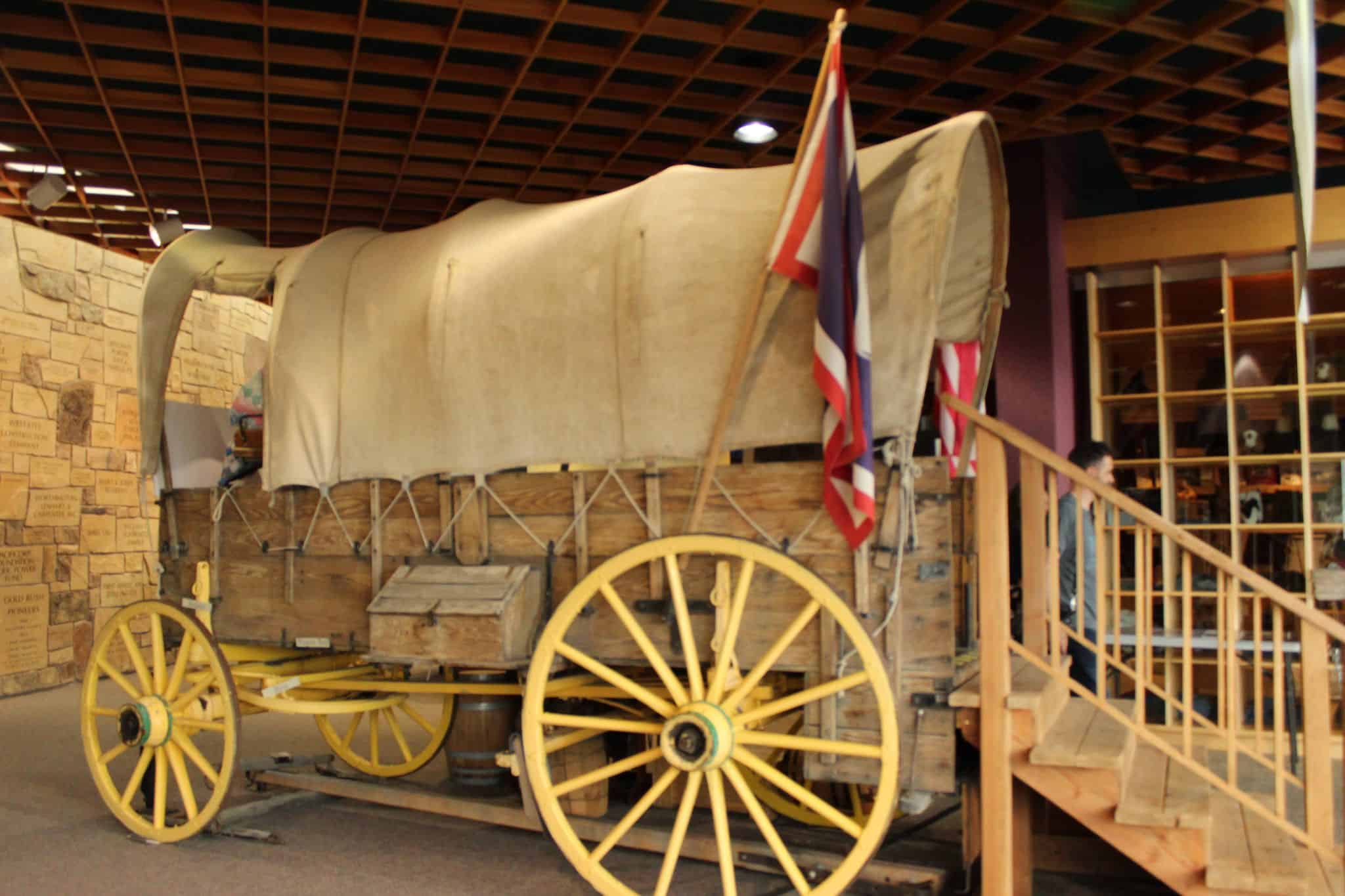 Inside the National Historic Trails Interpretive Center in Casper