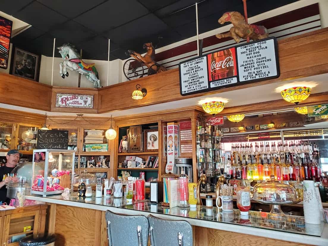 Inside the Rialto Soda Fountain in Downtown Casper, Wyoming