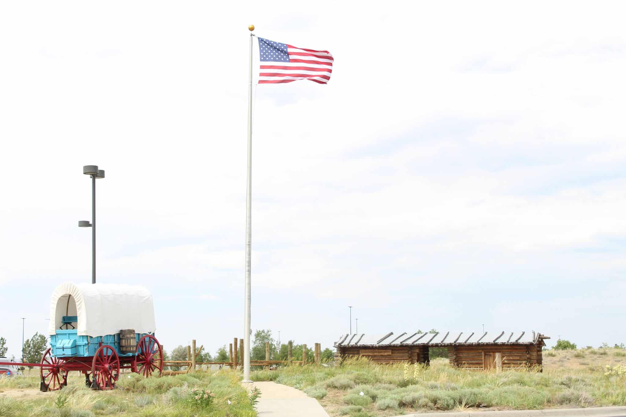 outside the National Historic Trails Interpretive Center in Casper